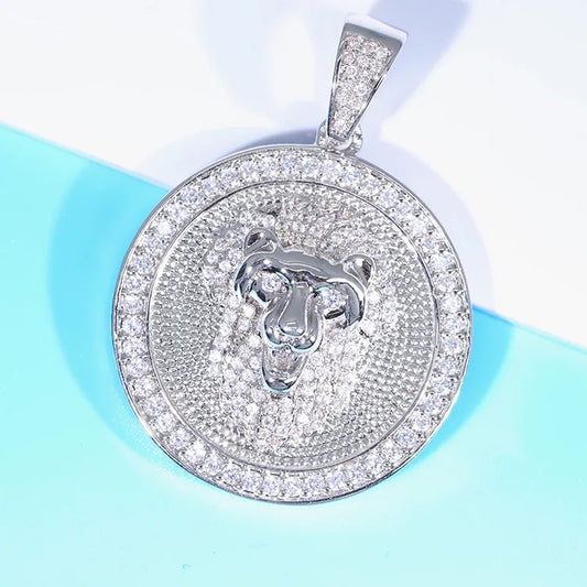 S925 Silver Moissanite Pendant